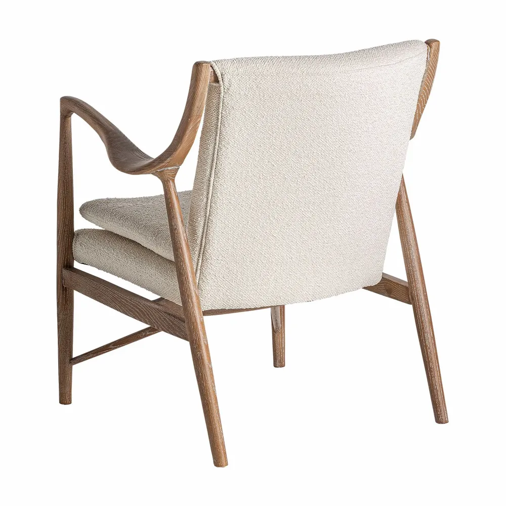 Fauteuils - Fauteuil en polyester blanc cassé 73x76x84 cm - VICAL