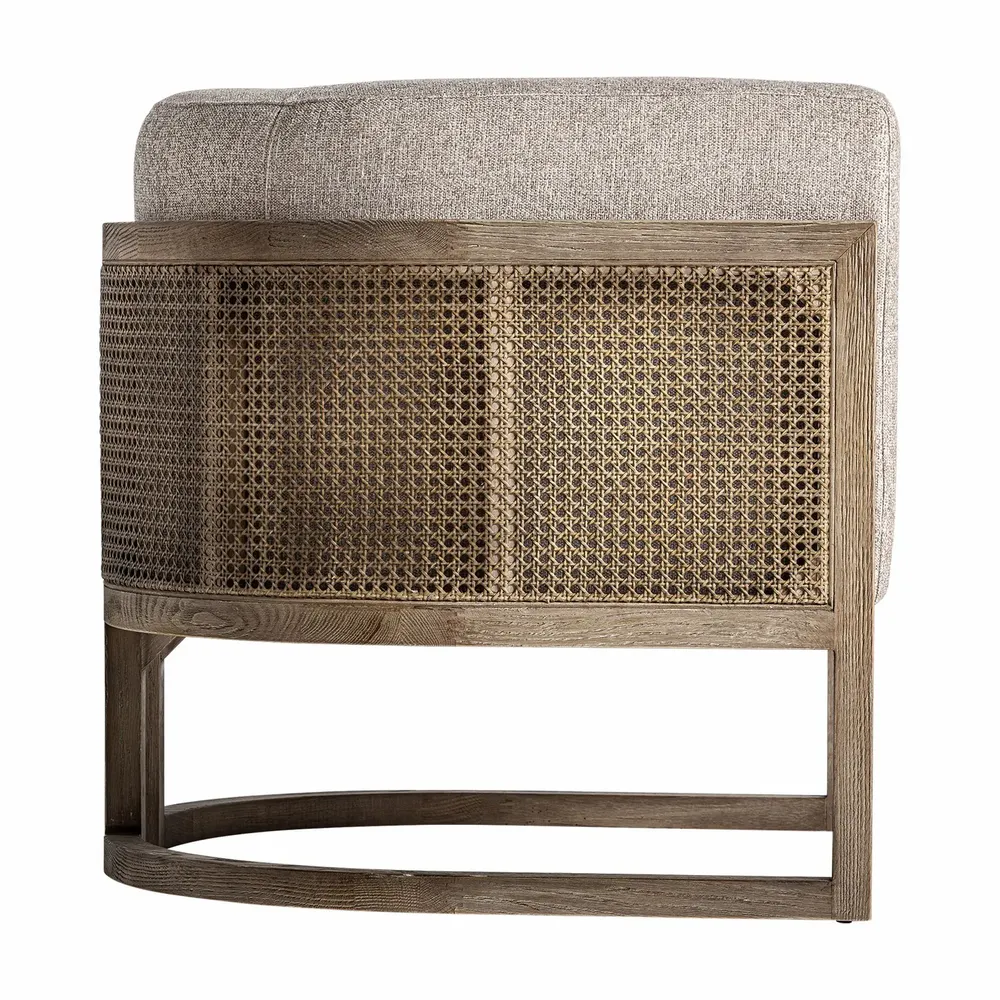 Fauteuils - Fauteuil en bois de frêne beige 84x76x73 cm - VICAL