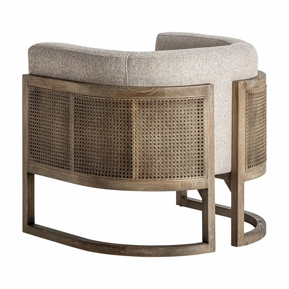 Fauteuils - Fauteuil en bois de frêne beige 84x76x73 cm - VICAL