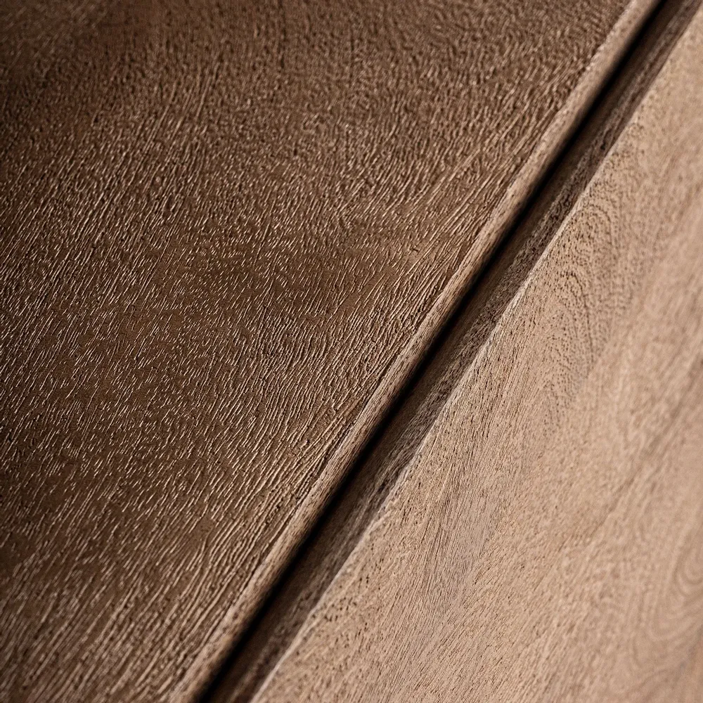 Night tables - Brown mango wood bedside table 56x40x55 cm - VICAL