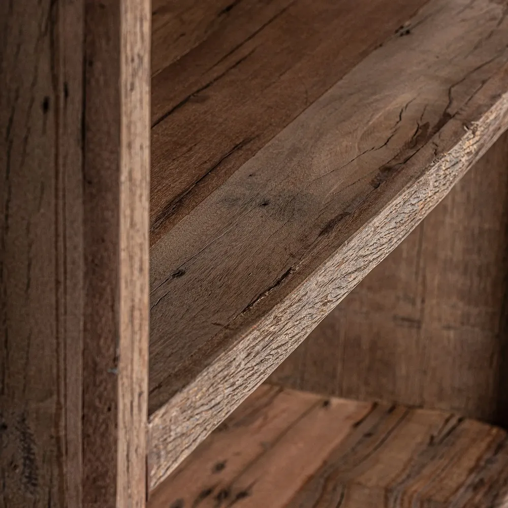 Other tables - Brown reclaimed wood bar counter module 90x60x110 cm - VICAL