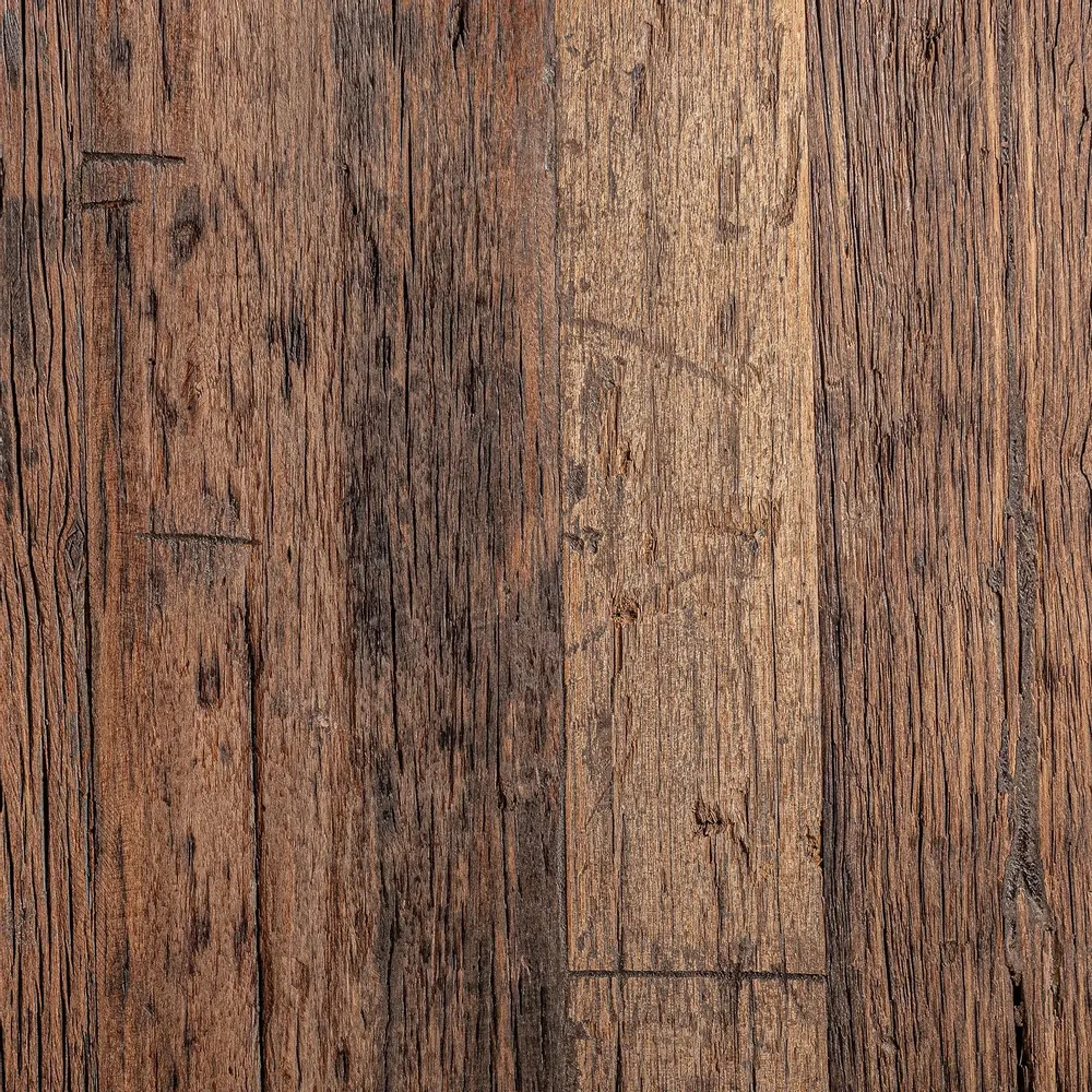 Other tables - Brown reclaimed wood bar counter module 120x32x91 cm - VICAL