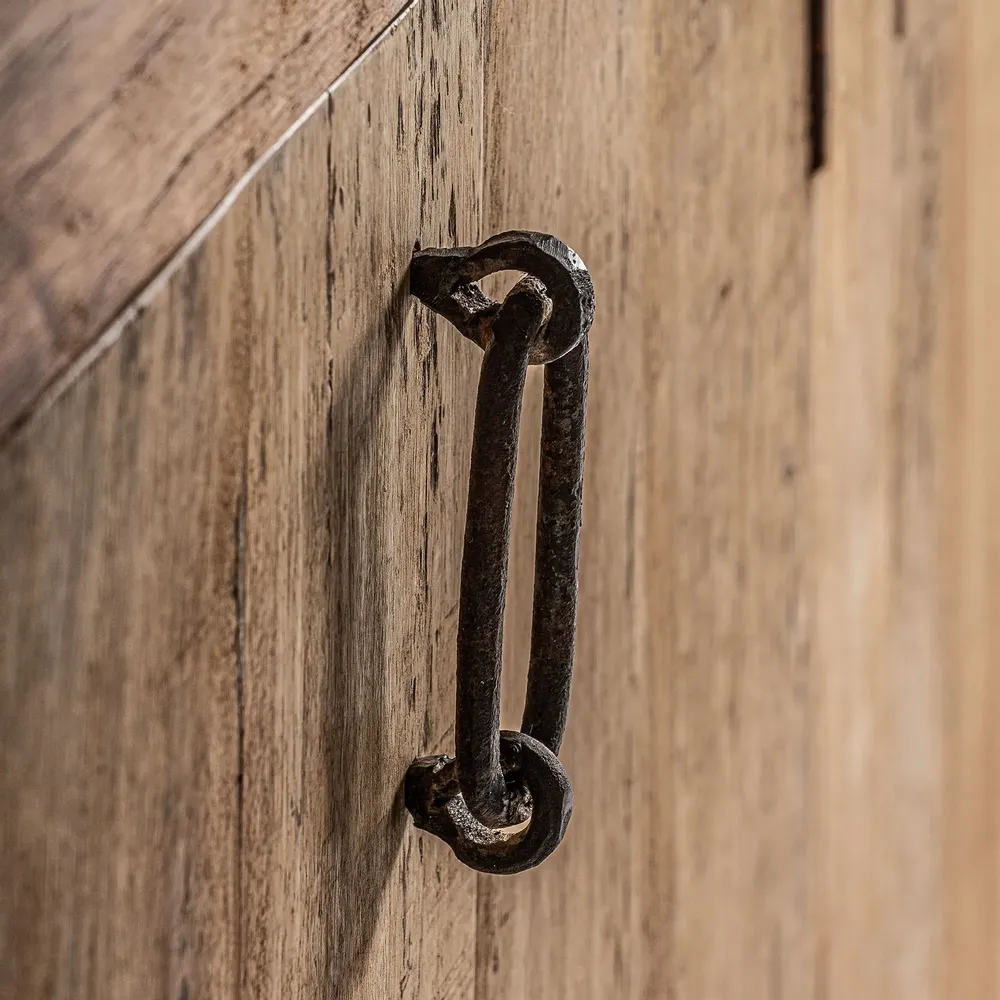 Buffets - Buffet en bois récupéré marron 224x40x88 cm - VICAL