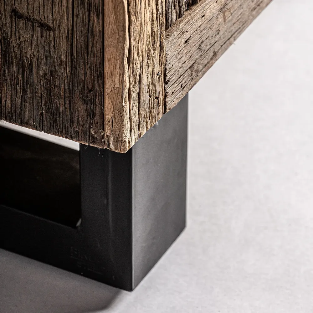 Armoires - Armoire en bois récupéré marron 70x50x202 cm - VICAL