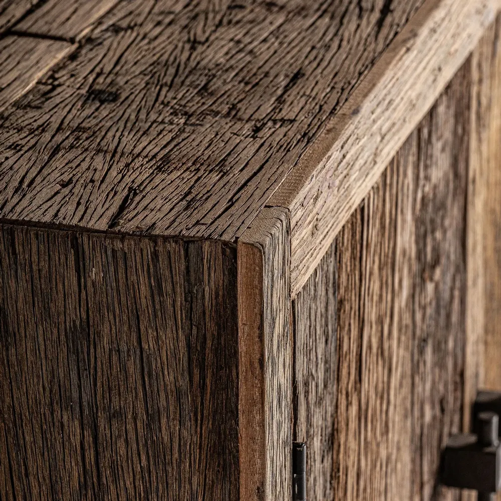 Buffets - Buffet en bois récupéré marron 180x45x90 cm - VICAL