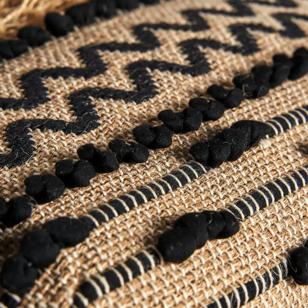 Armchairs - Brown jute armchair 64x67x72 cm - VICAL