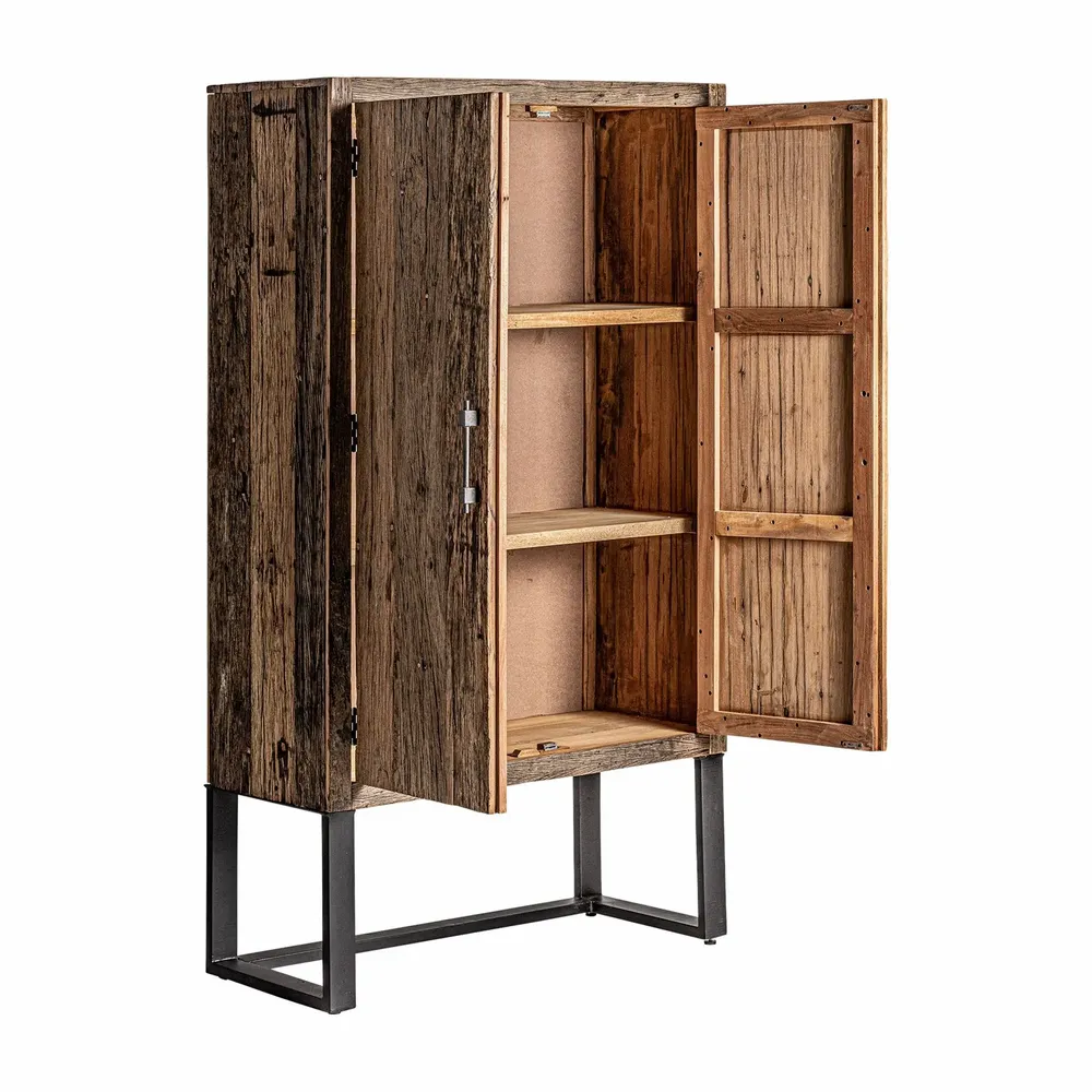 Armoires - Armoire en bois récupéré marron 107x47x188 cm - VICAL