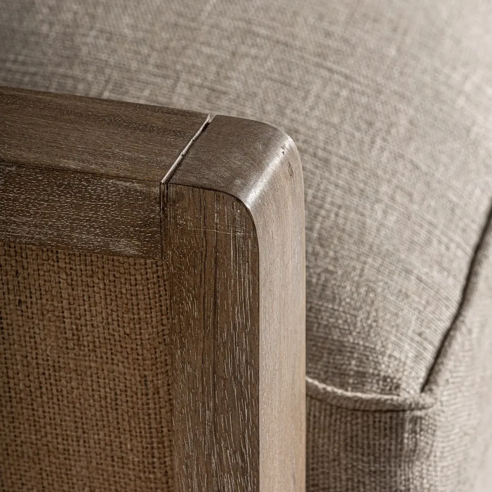 Armchairs - Brown birch wood armchair 80x74x87 cm - VICAL