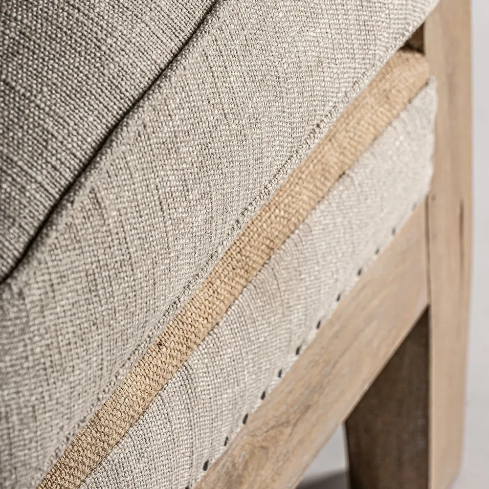 Armchairs - Brown birch wood armchair 80x74x87 cm - VICAL