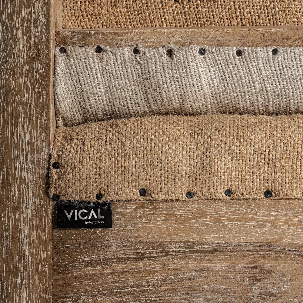 Armchairs - Brown birch wood armchair 80x74x87 cm - VICAL