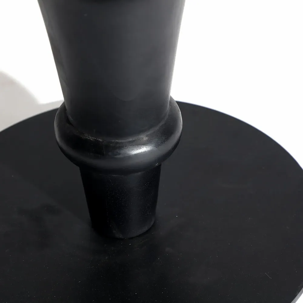 Other tables - Black mango wood bar table 75x75x77 cm - VICAL