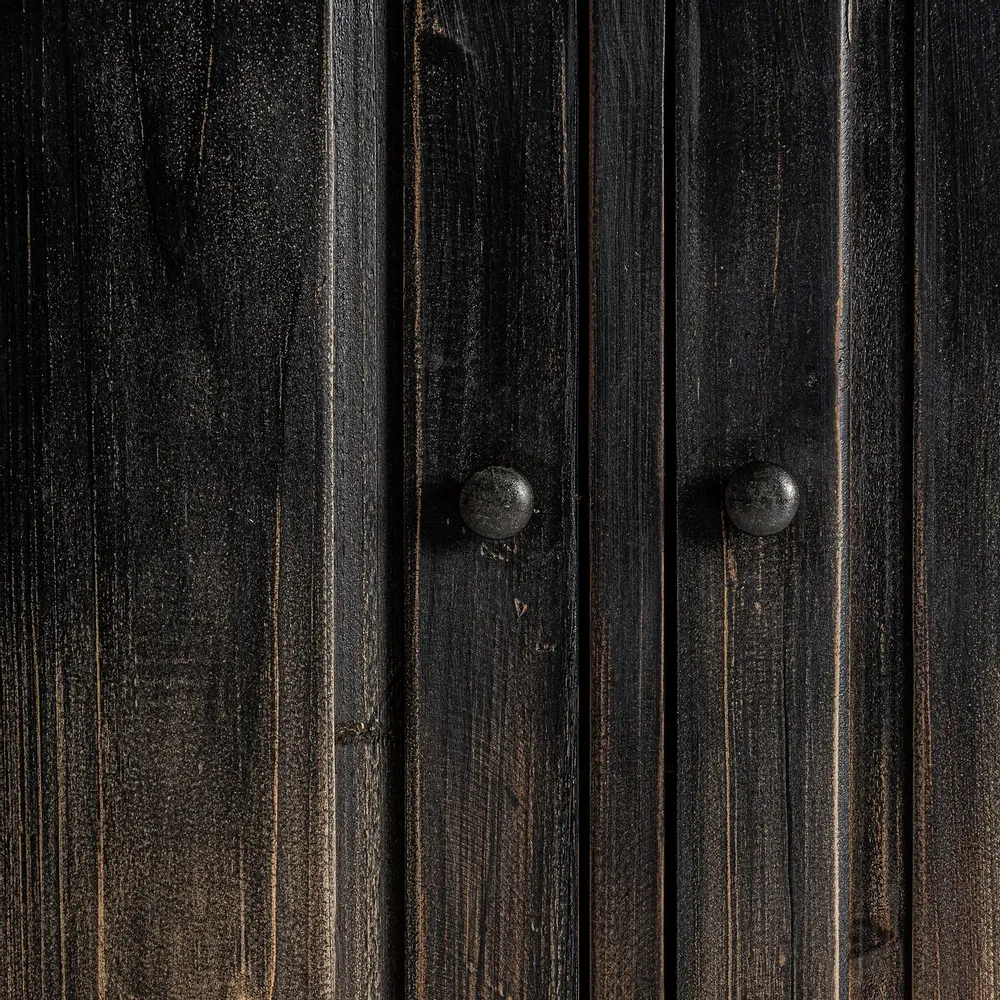 Buffets - Buffet en bois de pin recyclé nounces marron 260x45x85 cm - VICAL