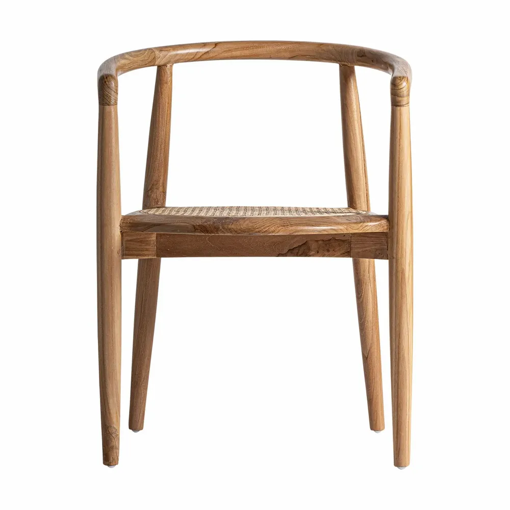 Chaises - Chaise en bois de teck marron 57x46x78 cm - VICAL