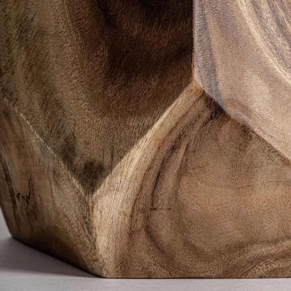 Autres tables  - Table basse en bois de suar marron 28x28x40 cm - VICAL