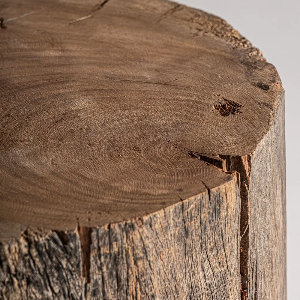 Other tables - Brown tropical wooden harness 38x38x56 cm - VICAL