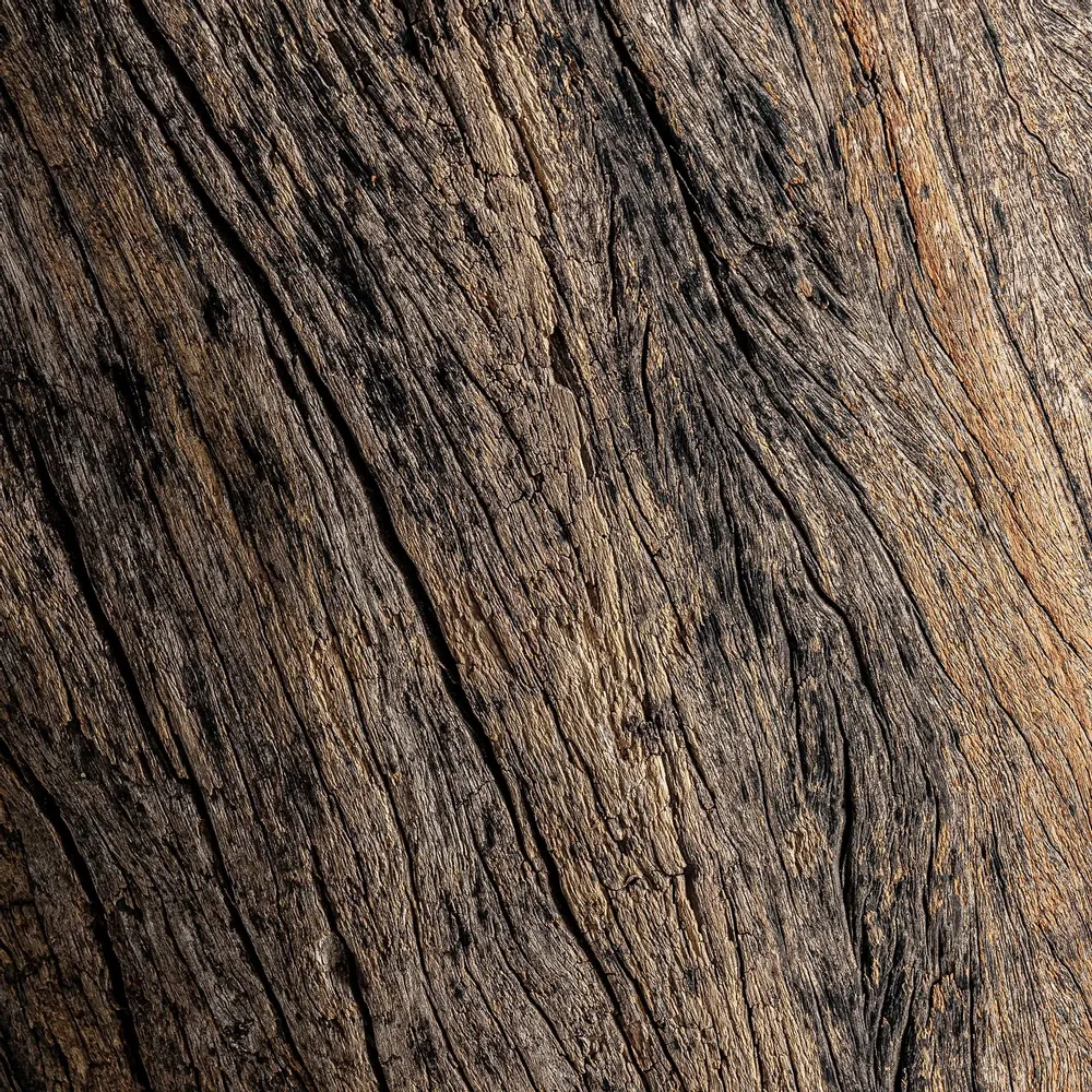 Other tables - Brown tropical wooden harness 38x38x56 cm - VICAL