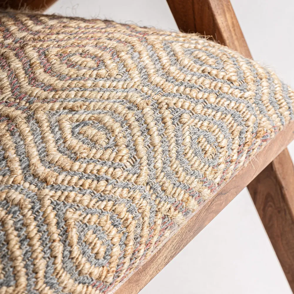 Armchairs - Brown mango wood armchair 63x82x72 cm - VICAL