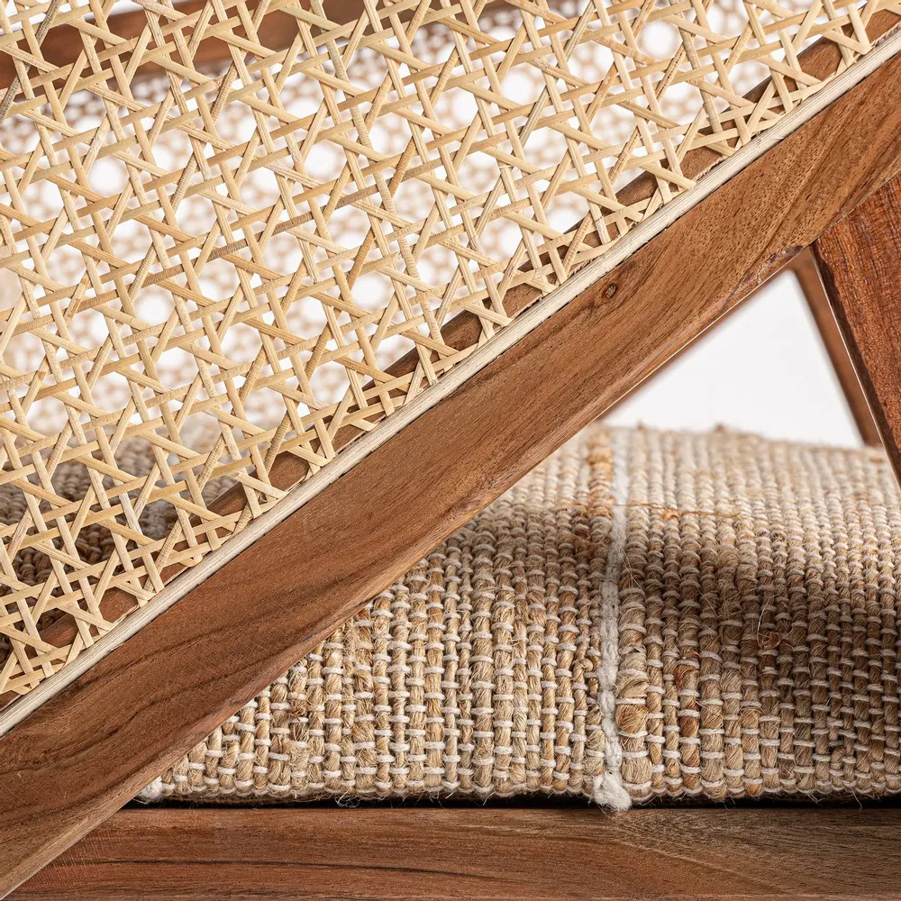 Fauteuils - Fauteuil en bois de mangue marron 61x82x73 cm - VICAL