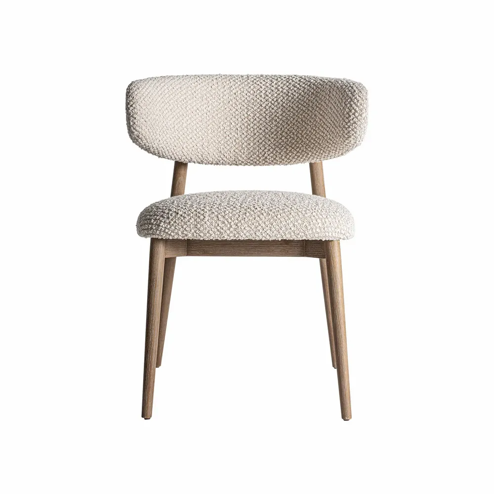 Chairs - Off-white ash wood chair 59x465x79 cm - VICAL