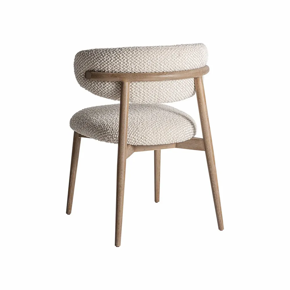 Chairs - Off-white ash wood chair 59x465x79 cm - VICAL