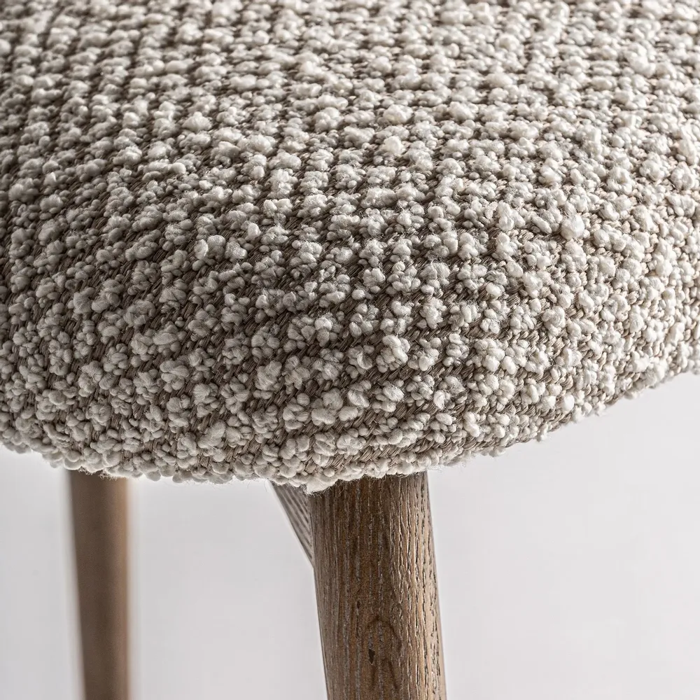 Chairs - Off-white ash wood chair 59x465x79 cm - VICAL