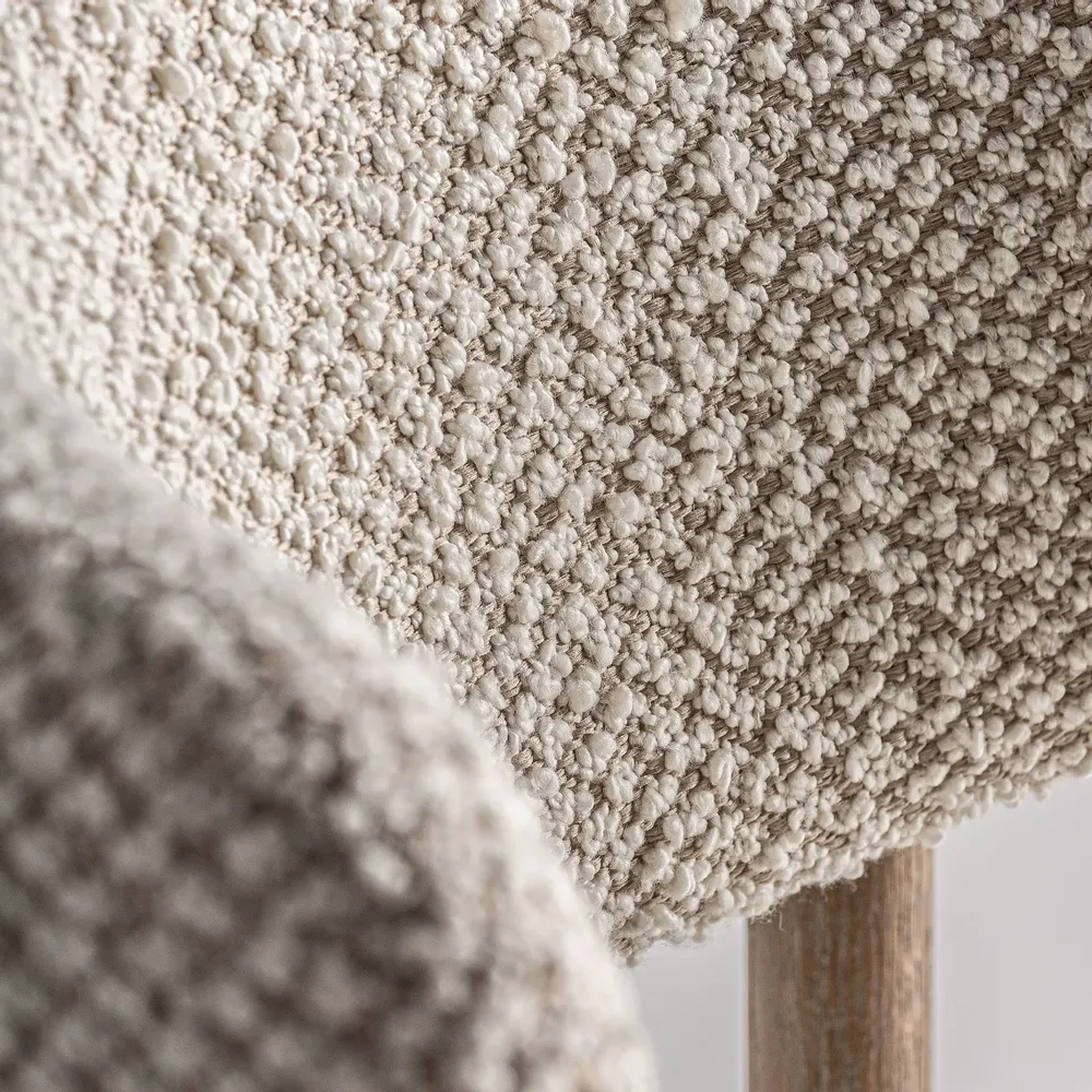 Chairs - Off-white ash wood chair 59x465x79 cm - VICAL