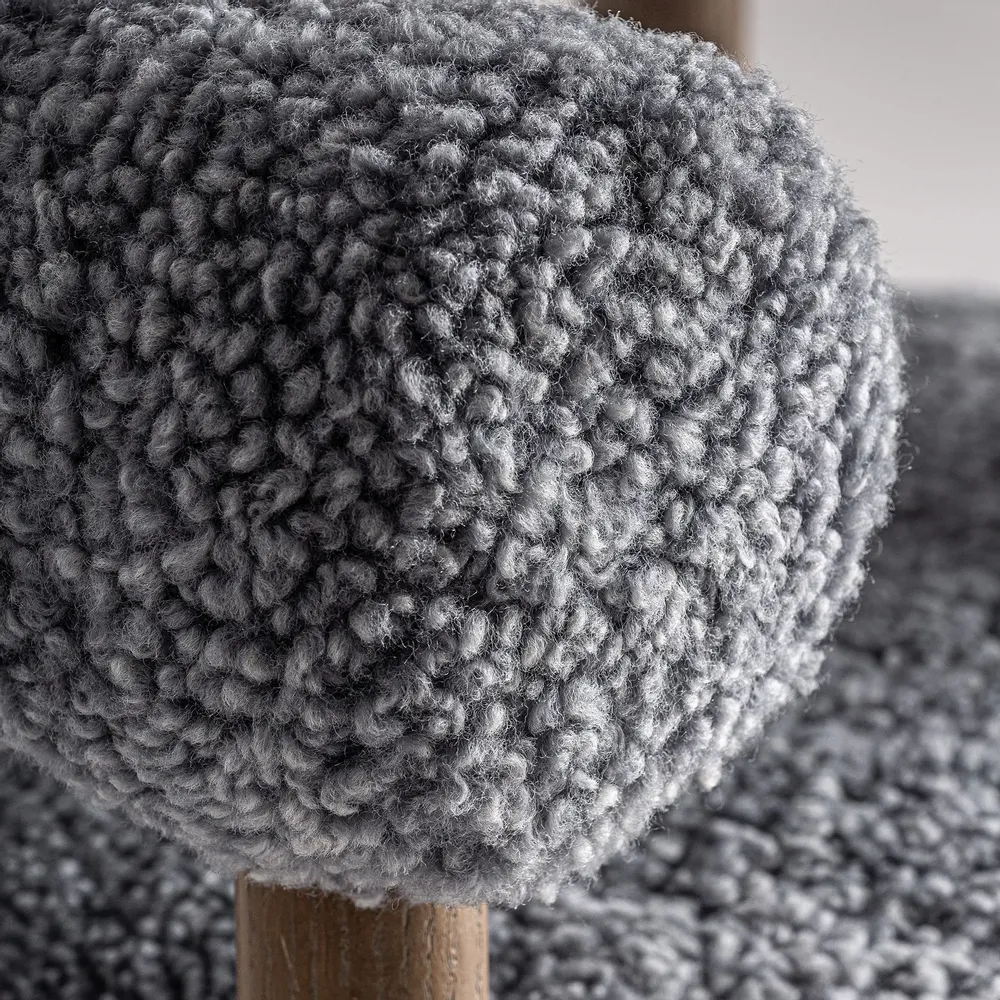 Fauteuils - Fauteuil en bois de frêne marron 78x67x70 cm - VICAL