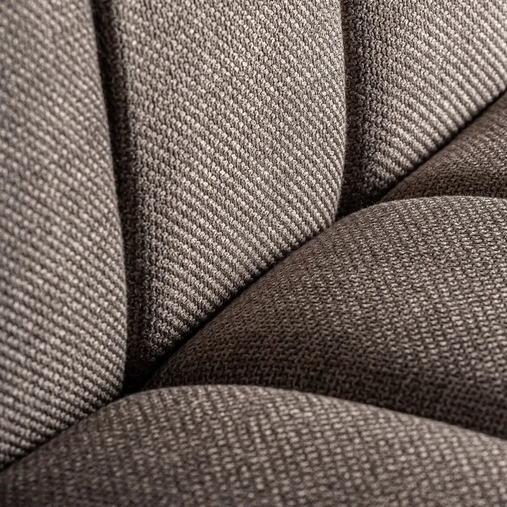 Armchairs - Central sofa module in brown birch wood 52x70x79 cm - VICAL