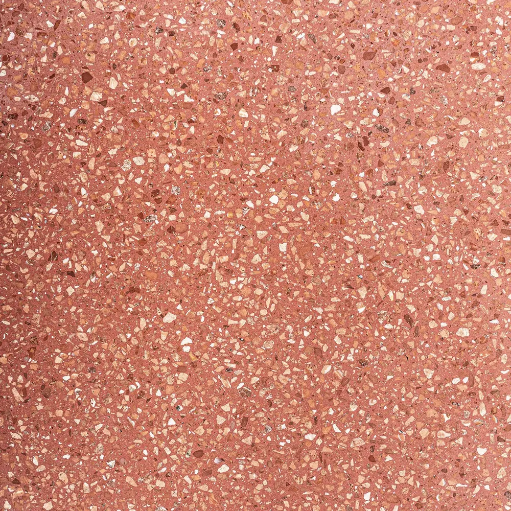 Autres tables  - Table de bar en terrazzo rouge 50x50x66 cm - VICAL