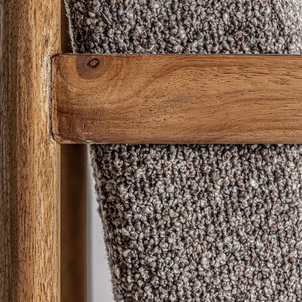 Chairs - Gray polyester chair 62x68x89 cm - VICAL