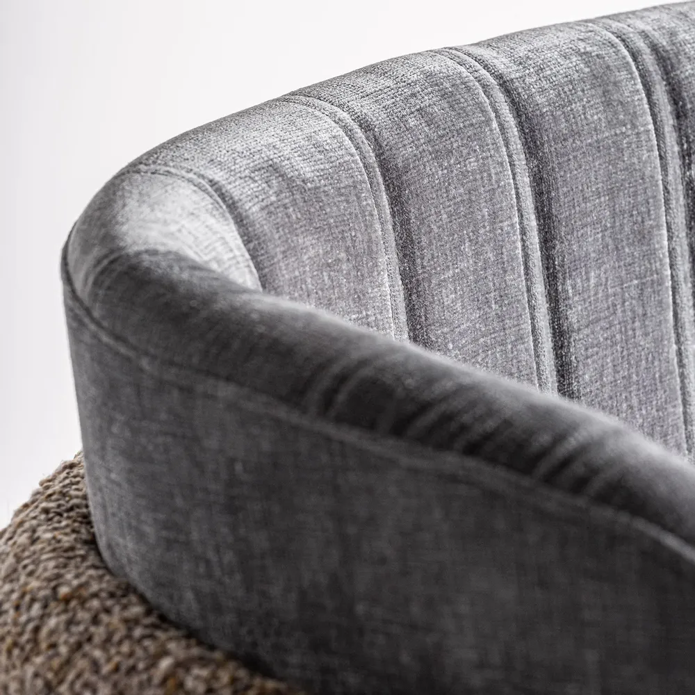 Chaises - Chaise en velours tons foncés 61x63x77 cm - VICAL