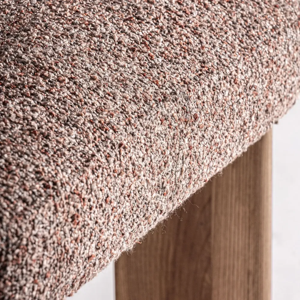 Chaises - Chaise en polyester nounces marron 63x60x77 cm - VICAL