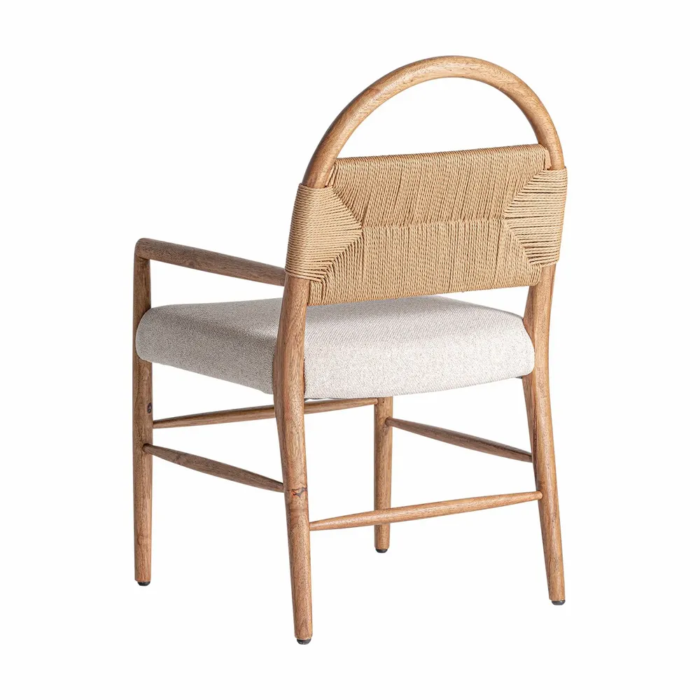 Chaises - Chaise en polyester blanc cassé 53x60x92 cm - VICAL