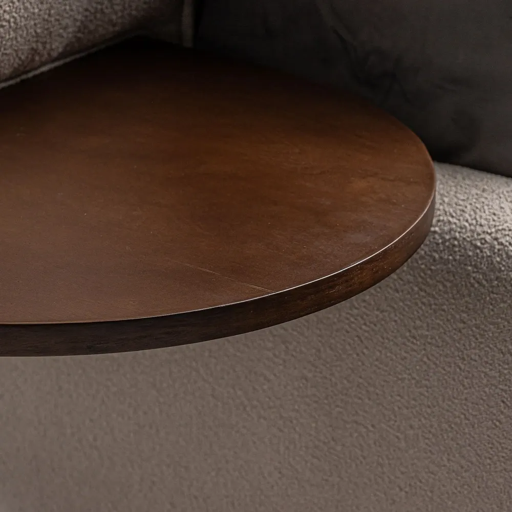 Beds - Beige linen bed 253x224x103 cm - VICAL