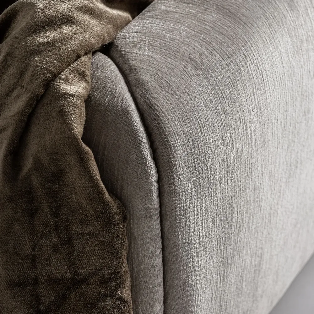 Beds - White polyester bed 206x232x138 cm - VICAL