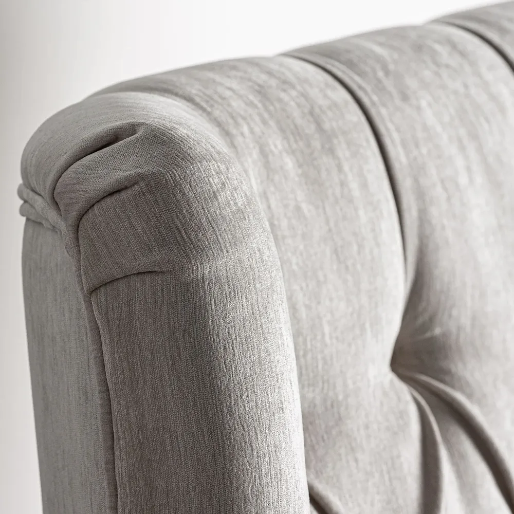 Beds - White polyester bed 206x232x138 cm - VICAL