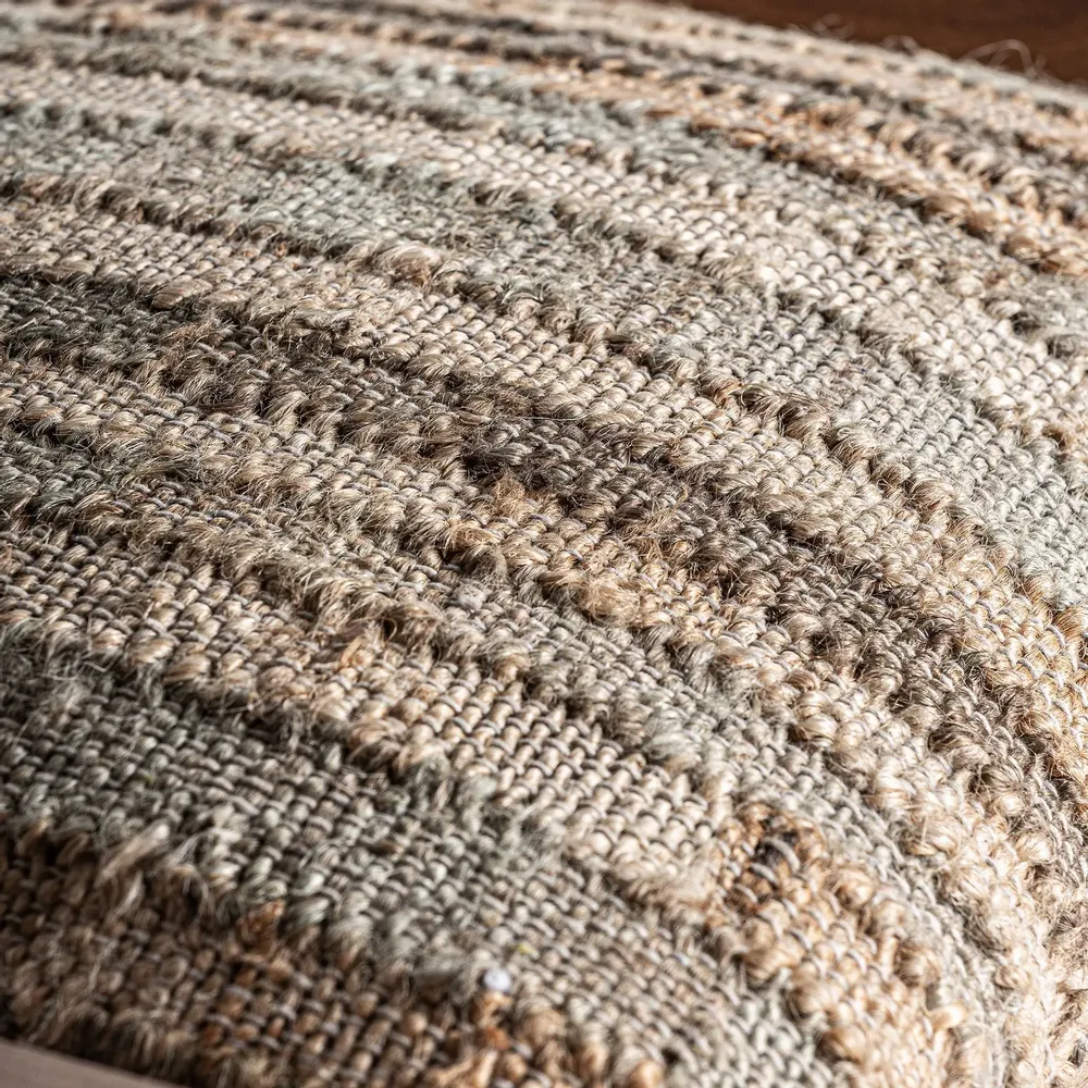 Footrests - Light brown mango wood footstool 56x47x50 cm - VICAL