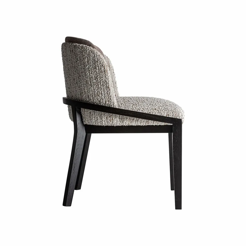 Chaises - Chaise en bois d´hévéa noir 60x62x84 cm - VICAL