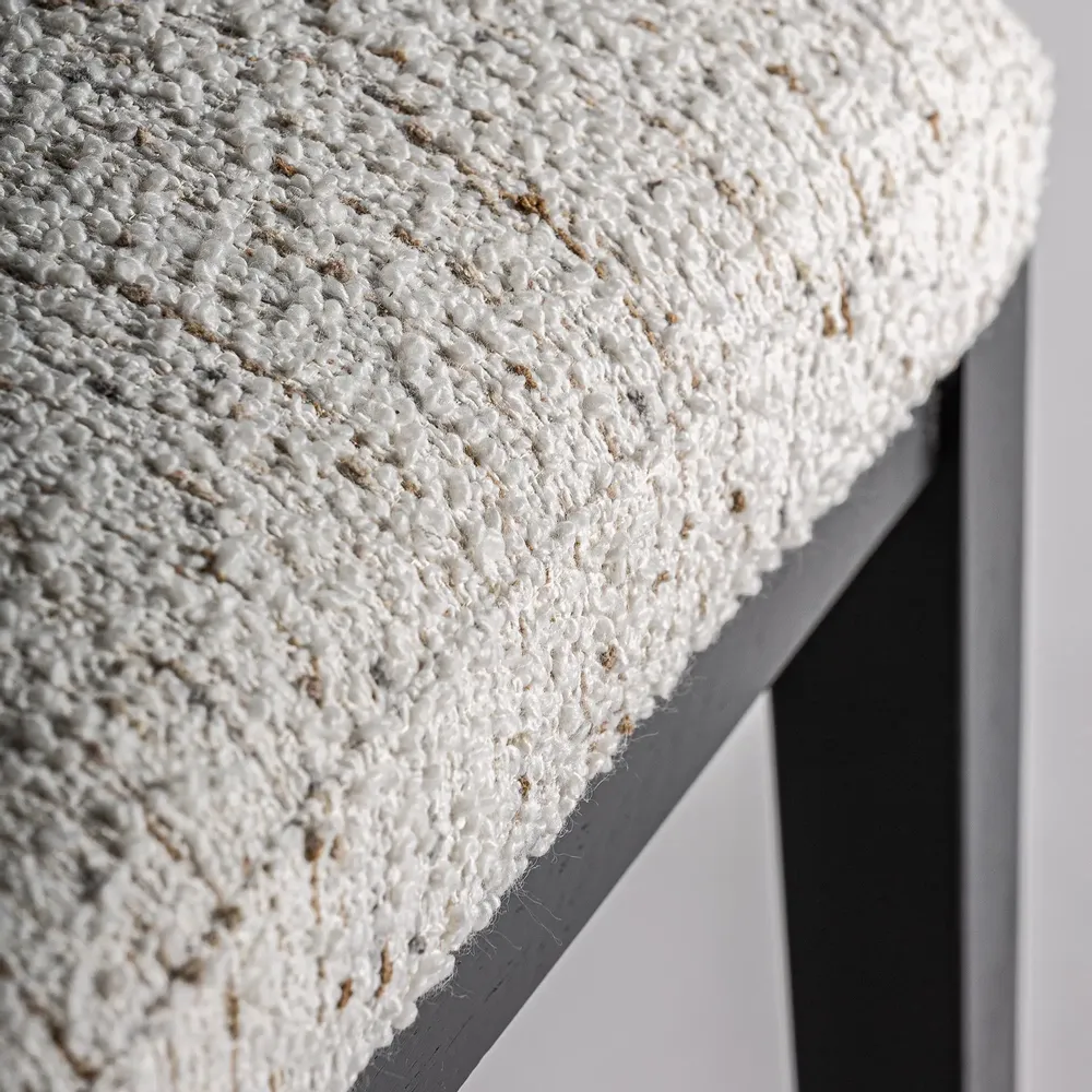 Chaises - Chaise en bois d´hévéa noir 60x62x84 cm - VICAL