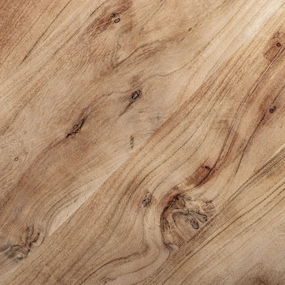 Tables Salle à Manger - Table salon en bois d´acacia noir 320x110x77 cm - VICAL