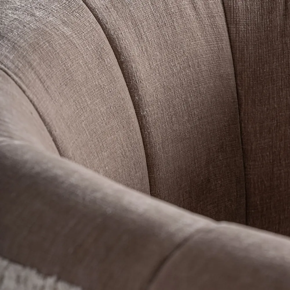 Fauteuils - Fauteuil en bois de pin taupe 76x80x70 cm - VICAL