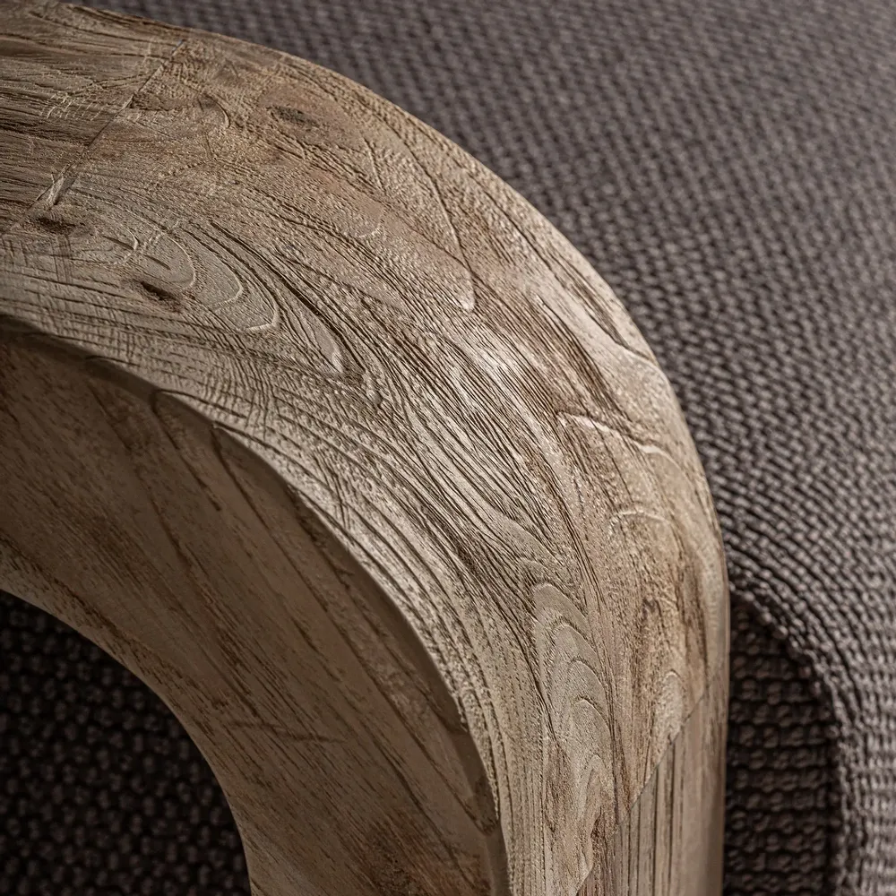 Fauteuils - Fauteuil en bois de chemin de fer marron 110x100x84 cm - VICAL