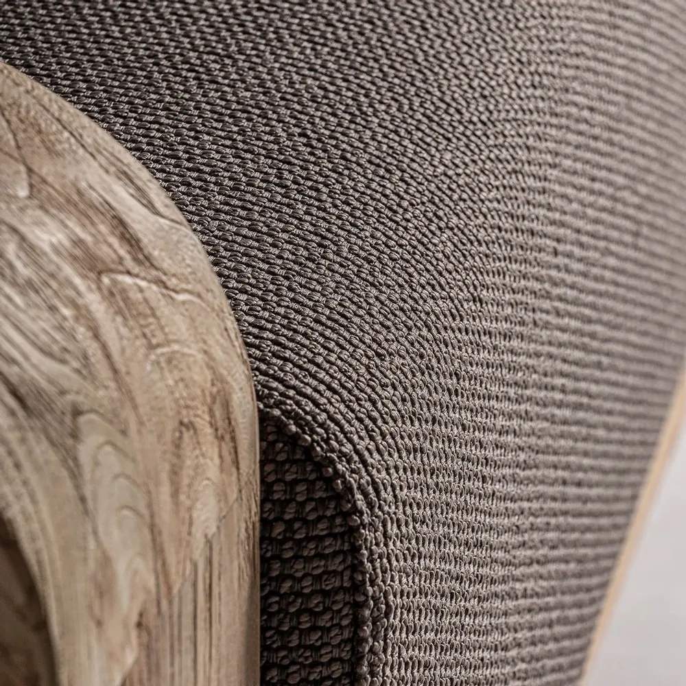 Fauteuils - Fauteuil en bois de chemin de fer marron 110x100x84 cm - VICAL