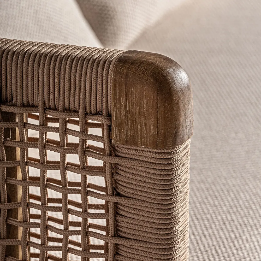 Sofas - Brown railway wooden sofa 320x90x70 cm - VICAL