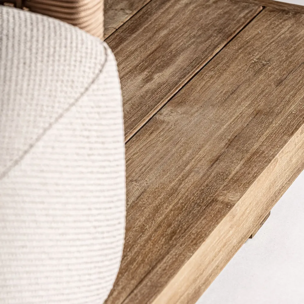 Sofas - Brown railway wooden sofa 320x90x70 cm - VICAL