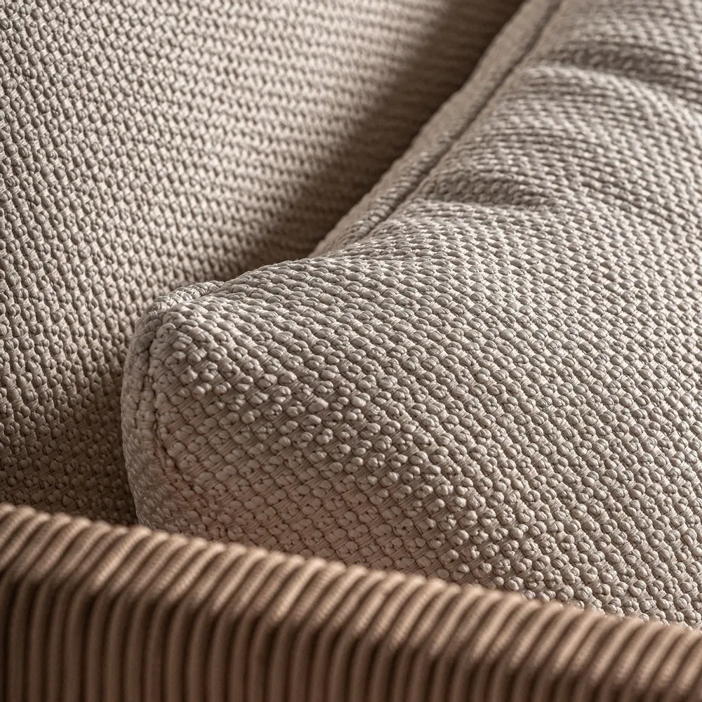 Sofas - Brown railway wooden sofa 320x90x70 cm - VICAL