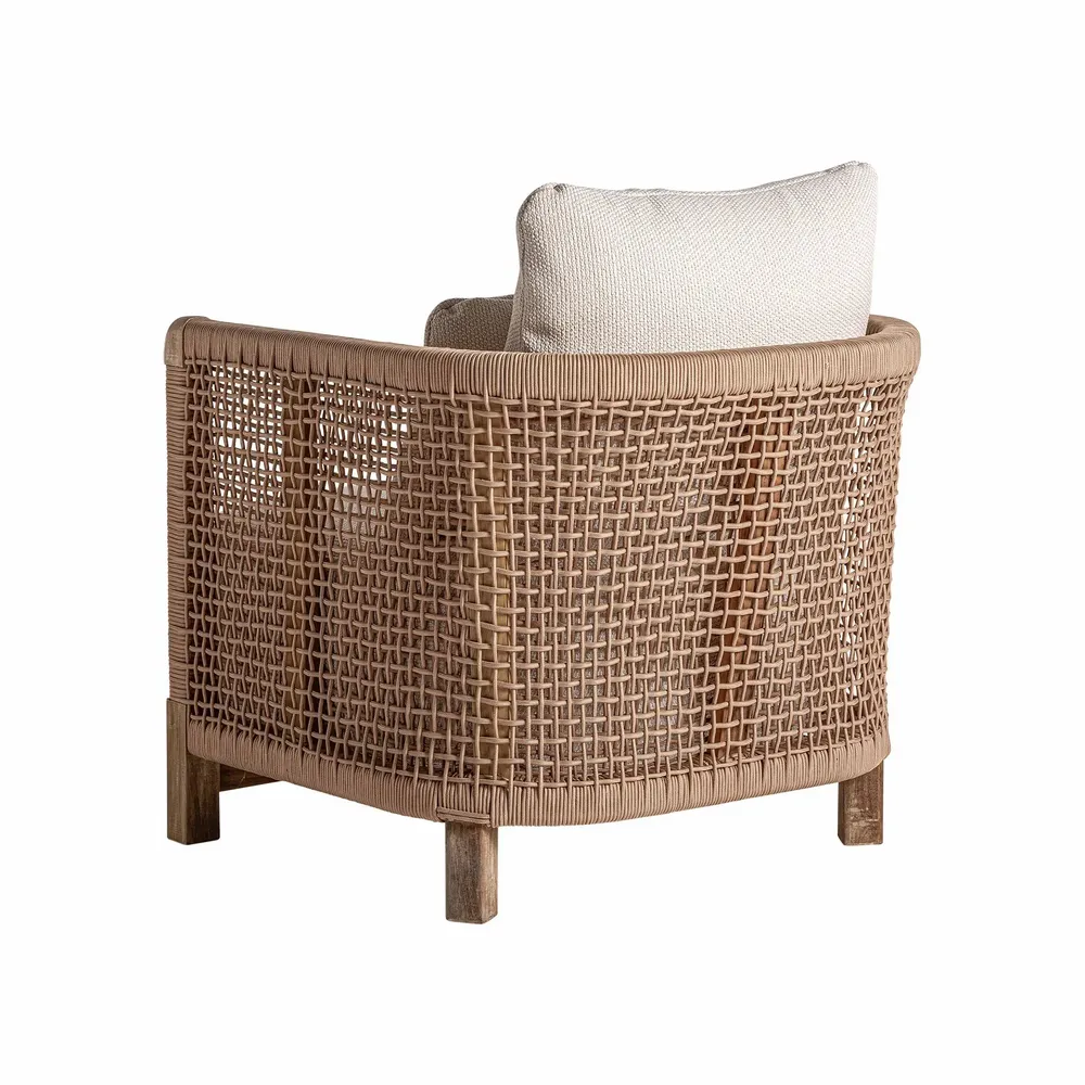 Fauteuils - Fauteuil en bois de chemin de fer marron 85x88x88 cm - VICAL