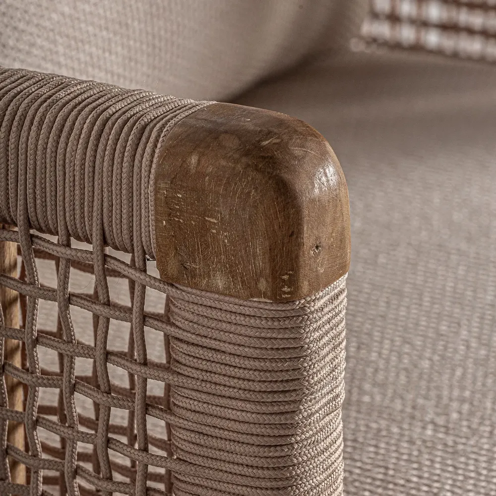 Canapés - Chaise longue en bois de chemin de fer marron 96x180x70 cm - VICAL