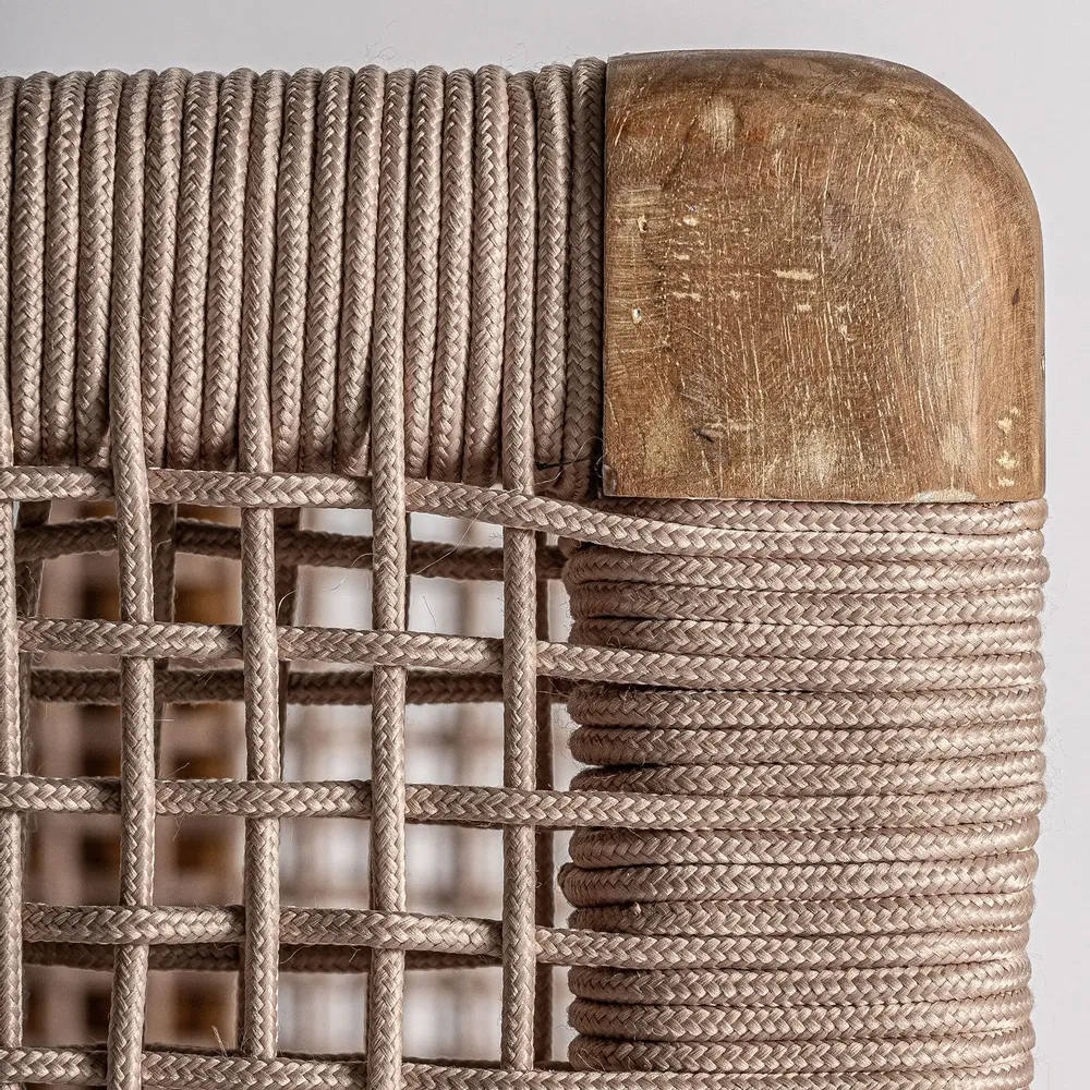 Canapés - Chaise longue en bois de chemin de fer marron 96x180x70 cm - VICAL