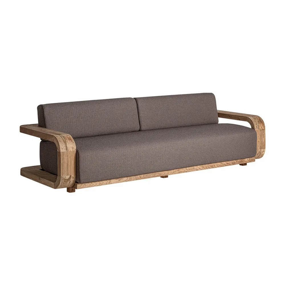 Canapés - Sofa en bois de chemin de fer marron 270x100x84 cm - VICAL